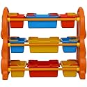 Little Fingers Plastic Shelf and Toy Storage Organiser for Play School