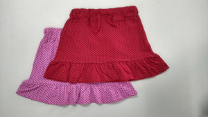 Little Funky Polka Print Girls Layered Multicolor