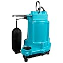 Little Giant 1/3 HP Cast Iron Submersible Sump/Effluent Pump, Blue