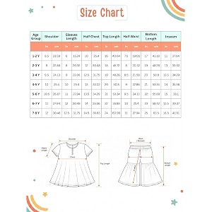LITTLE GINNIE Girls Kurta Sharara Set