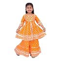 LITTLE GINNIE Girls Kurta Sharara Set 