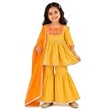 LITTLE GINNIE Girls Kurta Sharara Set 