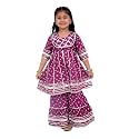 LITTLE GINNIE Girls Kurta Sharara Set 