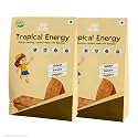 Little Grabs Banana Millet Khakhra Snack | High Protein 12g | Hand Roasted with Cold-Pressed Sunflower Oil | No Maida or Palm Oil | Healthy Crispy Snack | Pack of 2 x 100g