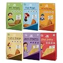 Little Grabs Khakhra snack (100 Gms Each, Pack of 6) with Protein | Mill Wheels, Ragi magic, Wheatatoes, Tropical Energy, Jeera Khakhra, Wheat Khakra | Organic Cold-Pressed Sunflower Oil