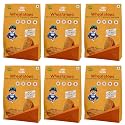 Little Grabs - Sweet Potato Millet Khakhra Snack - 100gm Each (Pack Of 6) With 10g Protein | No Palm Oil &amp; Maida Hand Roasted | 100% Natural Healthy Crispy Khakhra Organic Cold-Pressed Sunflower Oil