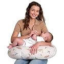Little Grape Land Enhanced Muslin Nursing Pillow, Ultra Firm Breastfeeding Pillow with 100% Cotton Breathable & Removable Cover, Breast Feeding Pillows for Babies 0-12 Months