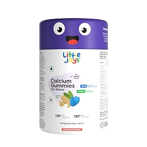 little joys calcium and vitamin d3 gummies for women  plant-based vitamin b12 amp prebiotic fiber  400mg calciumgummy supports bone strengthjoint amp muscle health gut-friendly formula  no added sugar  pack of 30