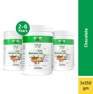 little joys nutrimix lite for kids 2-6 years  supports immunity  gut health  chocolate