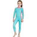 Little Kids Girls Boys UV Protection Swimsuits 2.5mm Neoprene Keep Warm Wetsuit Long Sleeves Diving Suits