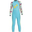 Little Kids Girls Boys UV Protection Swimsuits 2.5mm Neoprene Keep Warm Wetsuit Long Sleeves Diving Suits