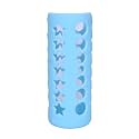 THE LITTLE LOOKERS Baby Feeding Bottle Silicone Warmer Cover/Sleeve Holder/Insulated Protection for Newborns/Infants/Babies (Pack of 1) (Blue, 240ml)