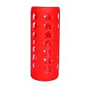 THE LITTLE LOOKERS Baby Feeding Bottle Silicone Warmer Cover/Sleeve Holder/Insulated Protection for Newborns/Infants/Babies (Red, 240ml)