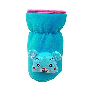 the little lookers feeders soft plush stretchable baby feeding bottle cover with easy to hold strap suitable for 120 ml 140 ml amp 150 ml