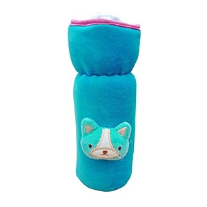 the little lookers bottle cover for feeders soft plush stretchable baby feeding bottle cover with easy to hold strap  suitable for 200ml amp 240ml pack of 1