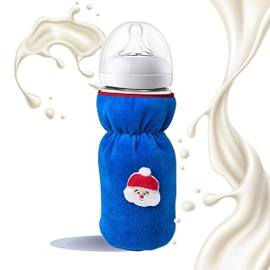the little lookers bottle cover for philips aventwide neck feeders soft plush stretchable baby feeding bottle cover with easy to hold strap royal blue wide neck 240-330ml8-11oz