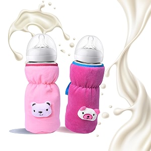 the little lookers bottle cover for philips aventwide neck feeders soft plush stretchable baby feeding bottle cover with easy to hold strap light pink amp pink wide neck 240-330ml8-11oz
