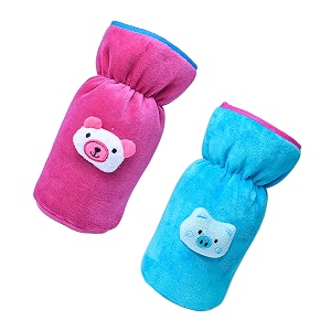 the little lookers bottle cover for philips aventwide neck feeders soft plush stretchable baby feeding bottle cover with easy to hold strap blue amp pink wide neck 240-330ml8-11oz