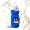 THE LITTLE LOOKERS Bottle Cover for Philips Avent/Wide Neck Feeders Soft Plush Stretchable Baby Feeding Bottle Cover with Easy to Hold Strap (Royal Blue, Wide Neck 240-330ml/8-11OZ)