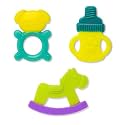 THE LITTLE LOOKERS Silicone Fruit Shape Teether for Baby Combo - Pack of 3