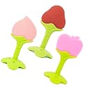 THE LITTLE LOOKERS Combo Silicone Fruit Shape Teether for Baby/Toddlers/Infants/Children (Pack of 3) (Color 3)