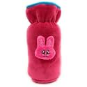THE LITTLE LOOKERS for Philips Avent/Broad Neck Feeders Soft Plush Stretchable Baby Feeding Bottle Cover with Easy to hold Strap | Suitable for 240, 260ml &amp; 330ml | Cute Animated Rabbit Patterned (Pink)