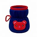THE LITTLE LOOKERS for Philips Avent/Wide Neck Feeders Soft Plush Stretchable Baby Feeding Bottle Cover with Easy to Hold Strap (Royal Blue, Wide Neck 125ml/4oz)