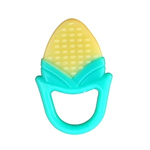 the little lookers silicone fruit shape teether 100 bpa free teething toys babytoddlersinfantschildren corn pack of 1multi