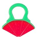 THE LITTLE LOOKERS Silicone Fruit Shape Teether for 0 to 12 Months Baby/Toddlers/Infants/Children I 100% BPA Free (Watermelon, Pack of 1)