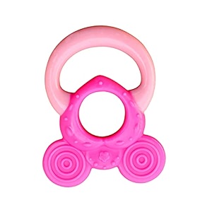 the little lookers silicone teether for 0 to 12 months babytoddlersinfantschildreni100 bpa free candy pack of 1pink