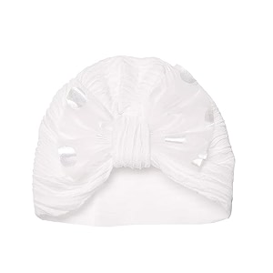 the little lookers unisex soft turban bow knot cap baby headwear  suitable for 3 to 18 months baby