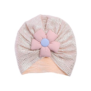 the little lookers unisex soft turban bow knot cap baby headwear  suitable for 3 to 18 months baby