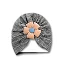 THE LITTLE LOOKERS Unisex Soft Turban Bow Knot Cap, Baby Headwear | Suitable for 3 to 18 Months Baby