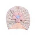 THE LITTLE LOOKERS Unisex Soft Turban Bow Knot Cap, Baby Headwear | Suitable for 3 to 18 Months Baby