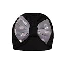 THE LITTLE LOOKERS Unisex Soft Turban Bow Knot Cap, Baby Headwear | Suitable for 3 to 18 Months Baby