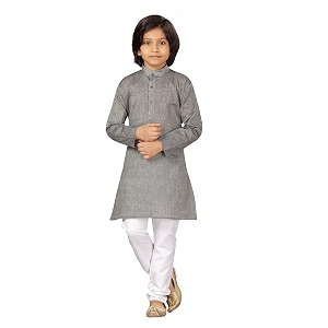 aarika boy39s cotton solid regular tunic shirt