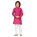 Aarika Boy's Cotton Solid Regular Tunic Shirt
