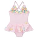 Little Me Baby-Girls Little Girls' UPF 50+ Sun Protection One Piece Swimsuit