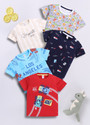 LITTLE NINJA Baby Boys Printed Pure Cotton