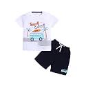 LITTLE NINJA Cotton Half Sleeves Beach Theme
