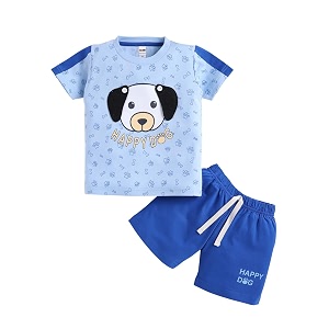 LITTLE NINJA Pure Cotton Knee Length Half