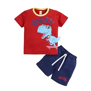 LITTLE NINJA Pure Cotton Knee Length Half