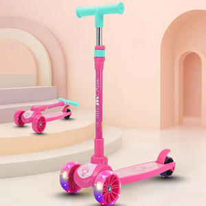little olive enduro kids scooter attractive deck led wheels easy-fold design for kids