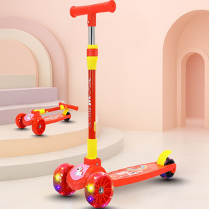 little olive enduro kids scooter attractive deck led wheels easy-fold design for kids
