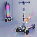 Little Olive Kids Road Runner Musical LED Scooter with Adjustable Height and Safety Features