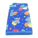 6 Shelve Multipurpose Baby Wardrobe/Almirah Cover/Toy Box/Plastic Folding/Storage (This is only Cover or Fabric of The Almirah (Blue)