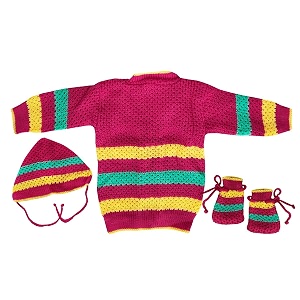 little PANDA Unisex Baby Sweater Woollen Knitted