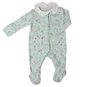 Pure Cotton Baby Sleepsuits, Baby Rompers/Bodysuits/Jumpsuits, Snap Buttons, Green, 1-3 Months