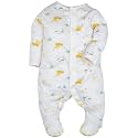 Newborn Baby Front Open Long Sleeve 100% Cotton Unisex Sleep Suit/Romper