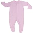 Little Peaches Newborn Baby Front Open Long Sleeve 100% Cotton Unisex Sleep Suit/Romper